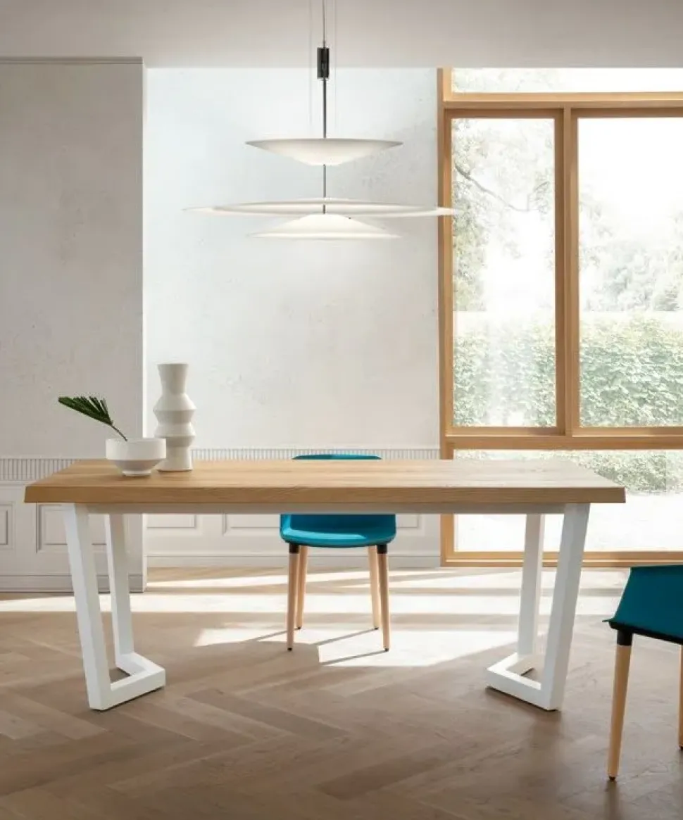 TAVOLO Md work Rovere naturale scortecciato SCONTATO a PREZZI OUTLET