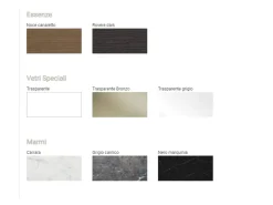 Tavolo New merge Presotto in marmo Fisso scontato 30%