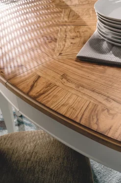 Tavolo Ovalino radica Artigiani veneti in OFFERTA OUTLET -60%