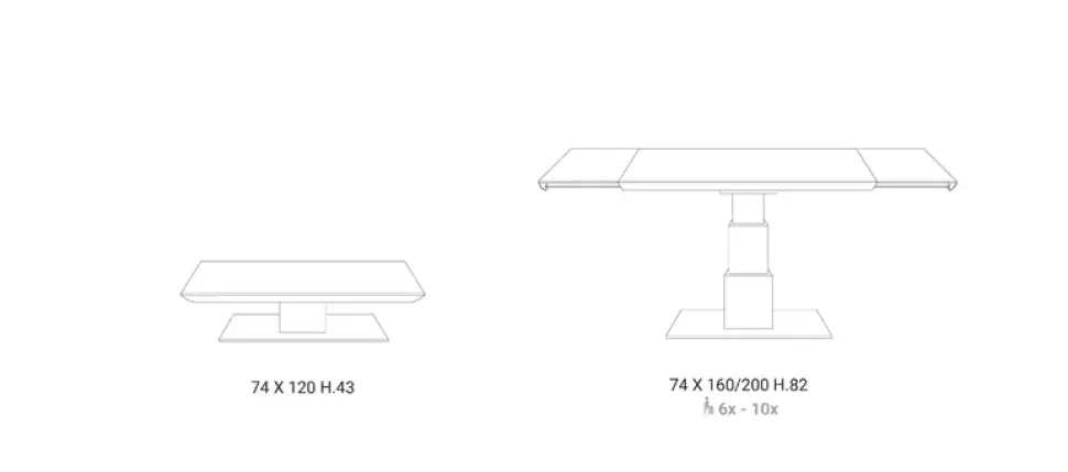 TAVOLO Ozzio E-motion SCONTATO 25%