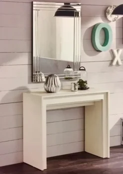 Tavolo Pinocchio consolle bianca Stones in laccato Consolle