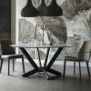 Tavolo Planer Keramik Round di Cattelan Italia in ceramica fisso.