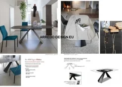 Tavolo Ragnar 606 * La seggiola in OFFERTA OUTLET -30%