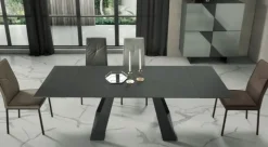 Tavolo rettangolare a cavalletto Tratto cd Md work scontato