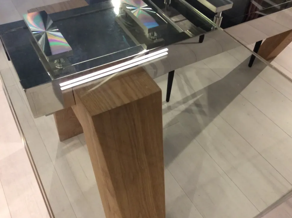 Tavolo rettangolare a cavalletto Hartu Artigianale scontato