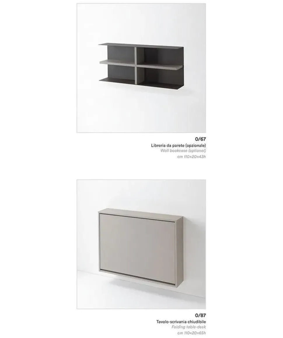 Tavolo rettangolare a penisola Bureau Pezzani scontato