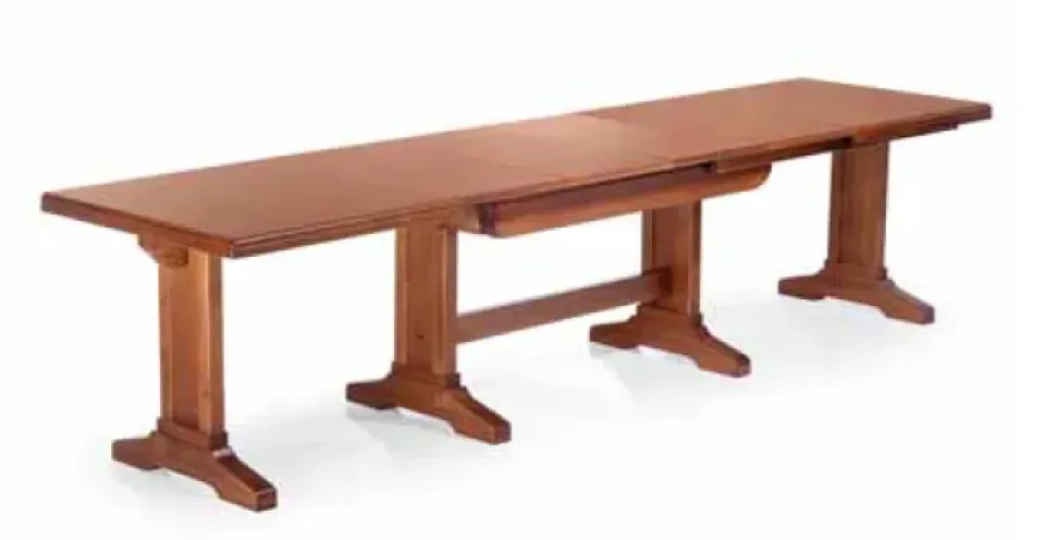 Tavolo rettangolare a quattro gambe Class Artigianale scontato