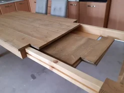 Tavolo rettangolare a quattro gambe Nodato Artigianale scontato