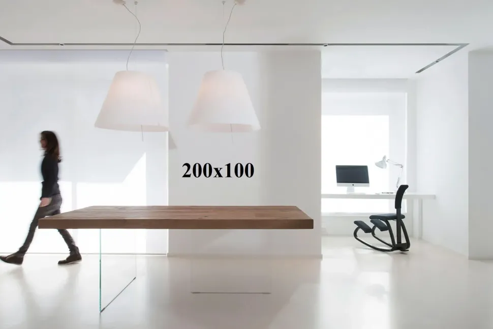 Tavolo rettangolare Air wildwood 200x100 Lago scontato del 37%