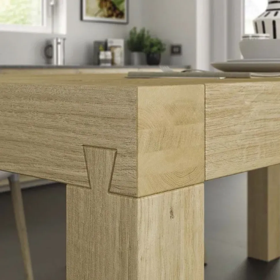 Tavolo rettangolare allungabile Terra * Domus arte