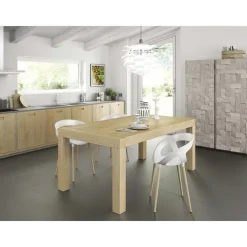 Tavolo rettangolare allungabile Terra * Domus arte