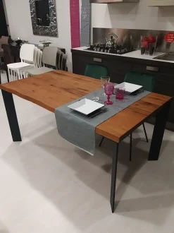 Tavolo rettangolare allungabile Lama Alta corte