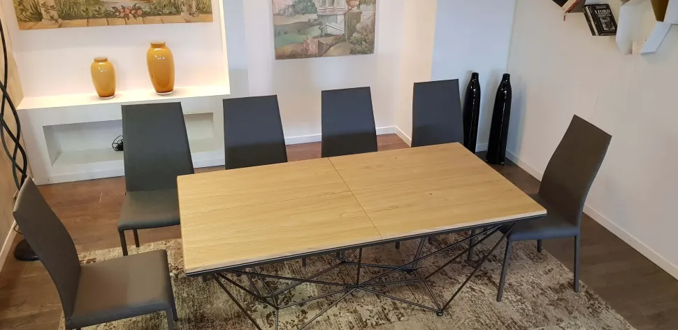 Tavolo rettangolare allungabile Fil8 t238 Ozzio