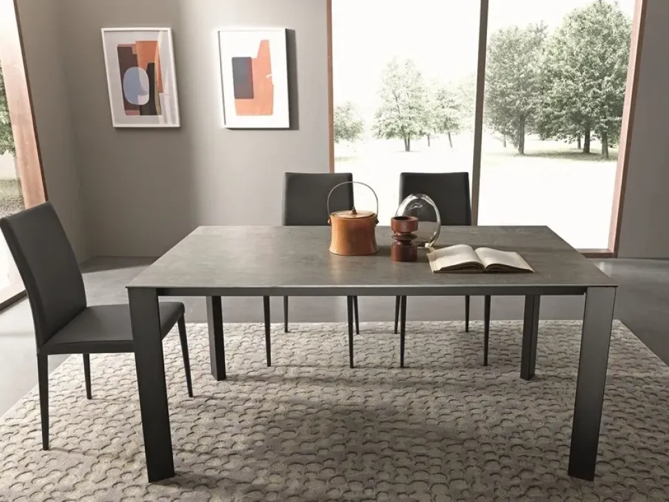 Tavolo rettangolare allungabile Teorema Altacom a prezzo ribassato