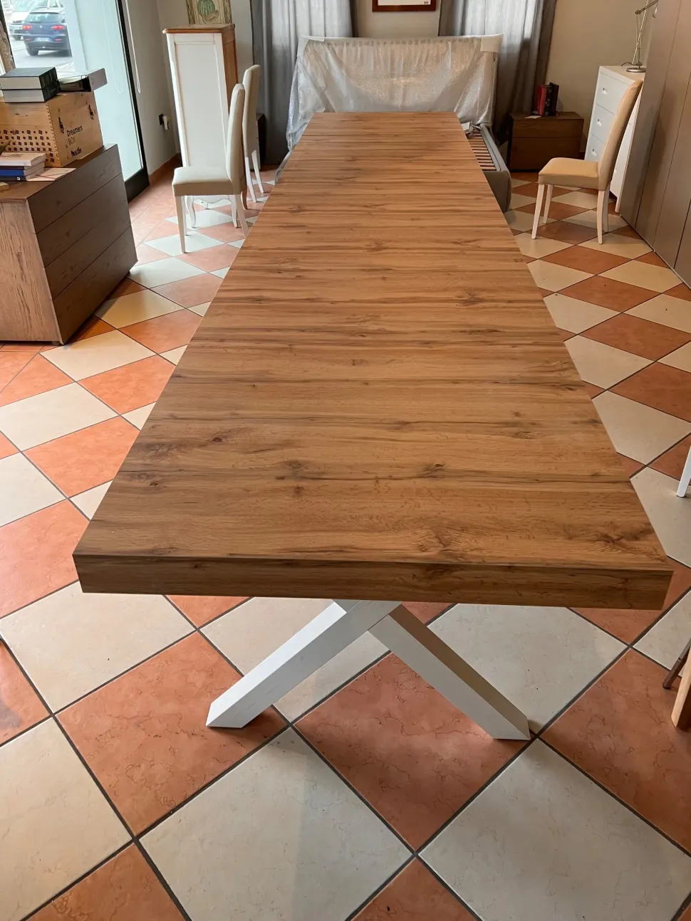 Tavolo rettangolare allungabile Xtra taverna Collezione esclusiva a prezzo ribassato