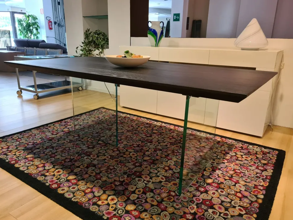 Tavolo rettangolare con basamento centrale K2o Artigianale scontato