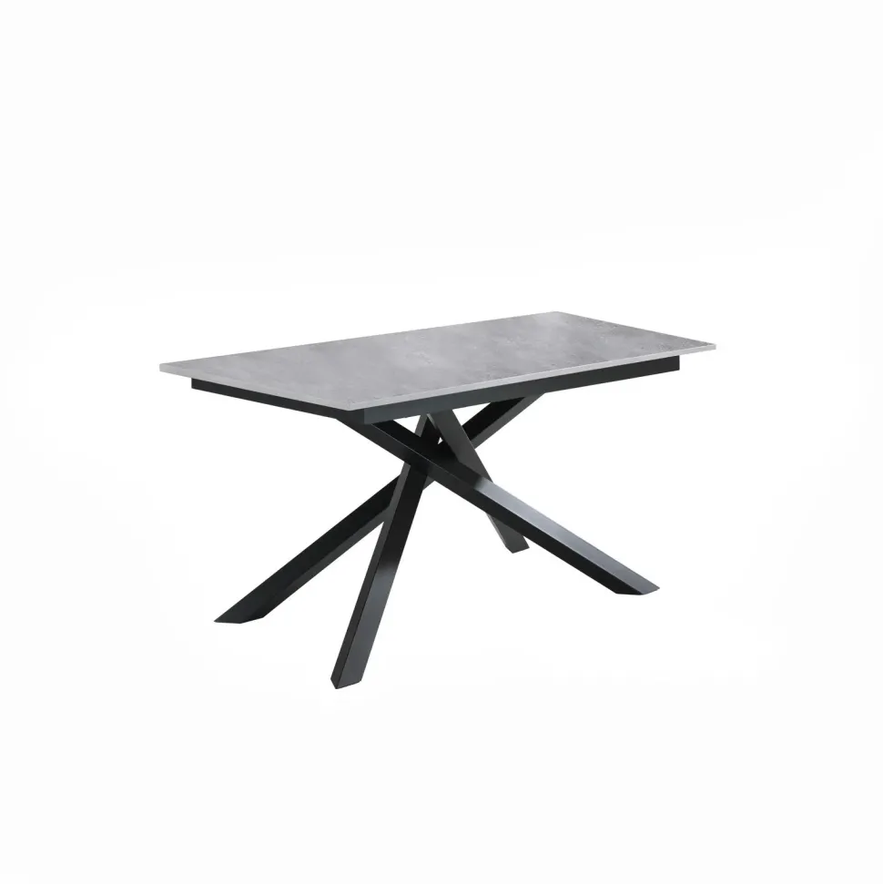 Tavolo rettangolare con basamento centrale Pulse Stones scontato