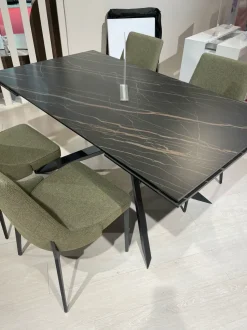 Tavolo rettangolare in ceramica Tavolo cross di Stones in Offerta Outlet