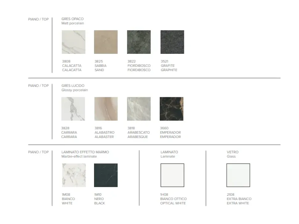 Tavolo rettangolare in ceramica Efesto di Target point in Offerta Outlet