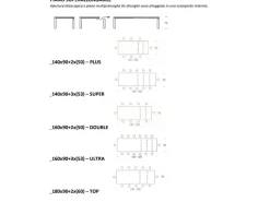 Tavolo rettangolare in ceramica Matrix di Friulsedie in Offerta Outlet