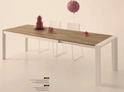 Tavolo rettangolare in laminato Milano Point house in Offerta Outlet