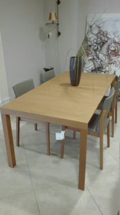 Tavolo rettangolare in legno W-flap Molteni & c in Offerta Outlet