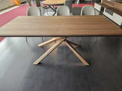 Tavolo rettangolare in legno Arizona di Easyline in Offerta Outlet