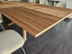 Tavolo rettangolare in legno Arizona di Easyline in Offerta Outlet