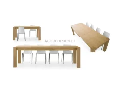 Tavolo rettangolare in legno Tempor 634 * di Collezione esclusiva in Offerta Outlet