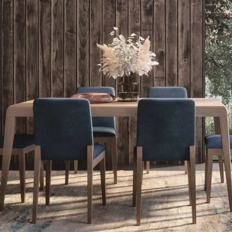 Tavolo rettangolare in legno 1326 di Mobilificio bellutti in Offerta Outlet