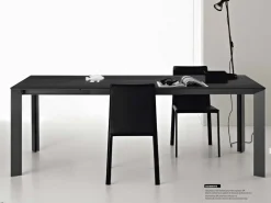 Tavolo rettangolare in legno Diamante Point house in Offerta Outlet