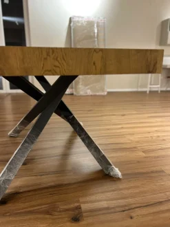 Tavolo rettangolare in legno Artigianale di Artigianale in Offerta Outlet