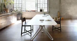 Tavolo rettangolare in legno 3 pod Lema in Offerta Outlet