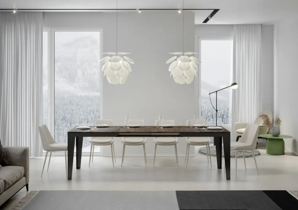 Tavolo rettangolare in legno Flame evolution 160 Itamoby in Offerta Outlet