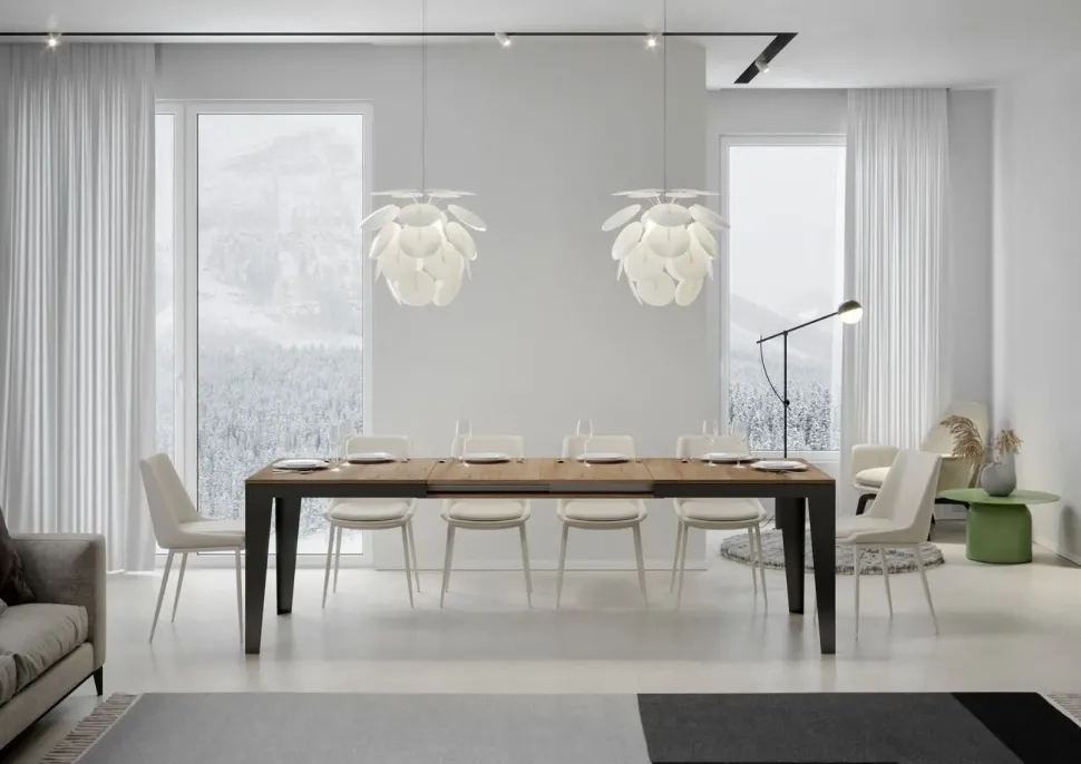 Tavolo rettangolare in legno Flame evolution 160 Itamoby in Offerta Outlet