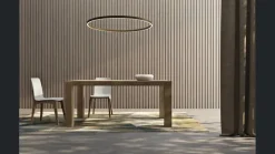 Tavolo rettangolare in legno Acheo di Fratelli mirandola in Offerta Outlet