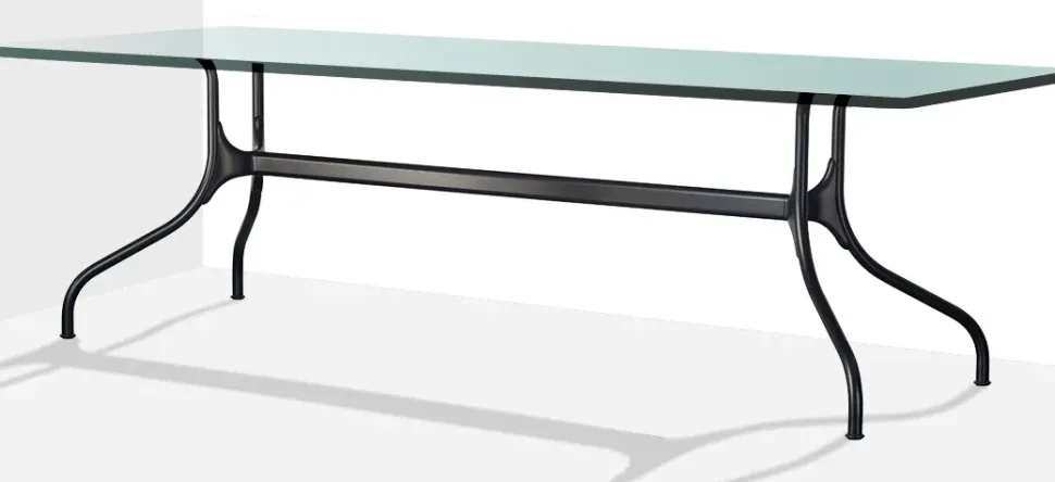 Tavolo rettangolare in vetro Tavolo mila' piano in vetro magis di Magis in Offerta Outlet