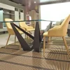 Tavolo rettangolare in vetro Skorpio Cattelan in Offerta Outlet