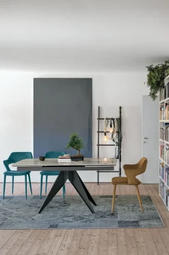 Tavolo rettangolare in vetro Target point - minosse di Target point in Offerta Outlet