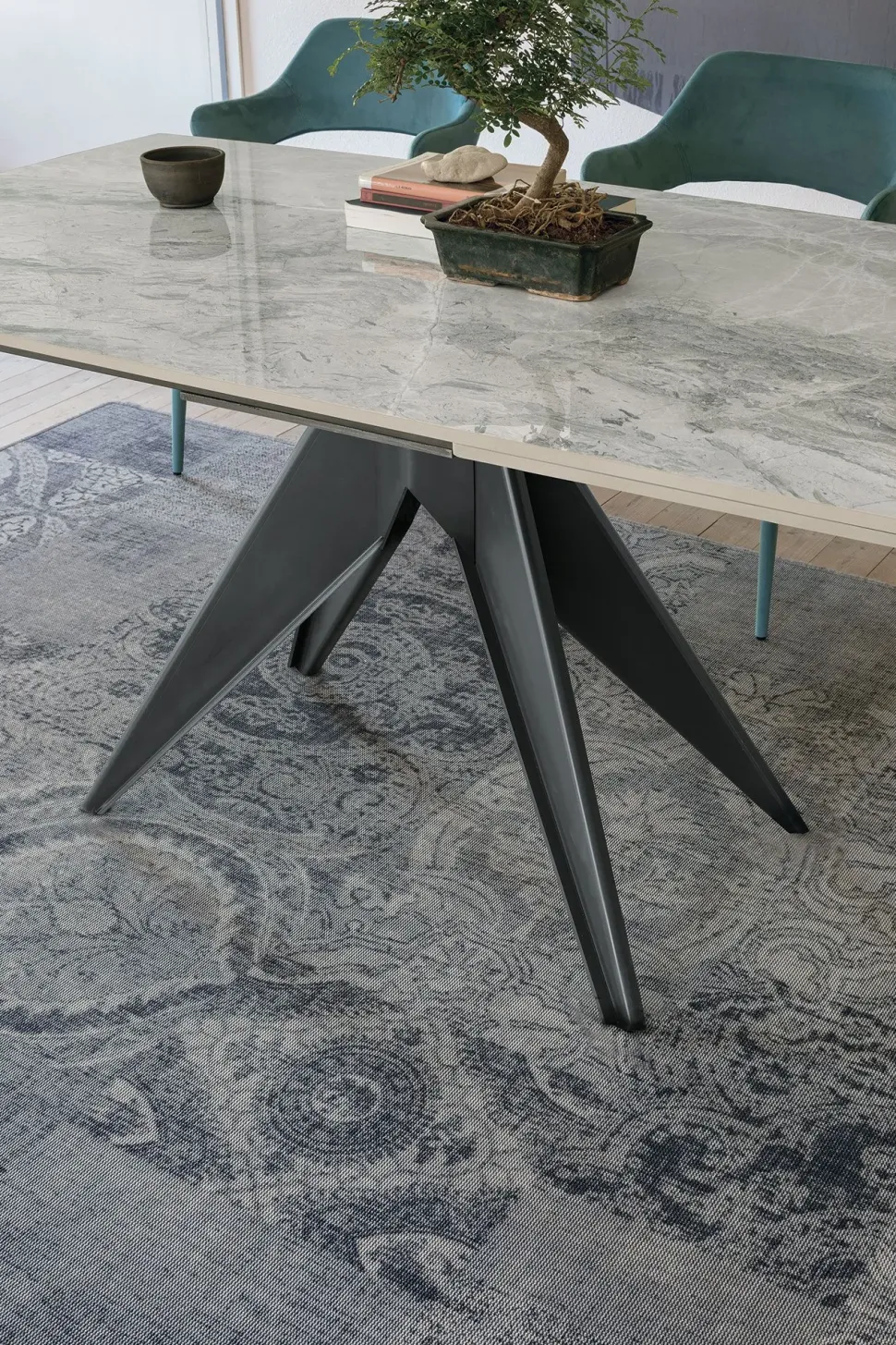 Tavolo rettangolare in vetro Target point - minosse di Target point in Offerta Outlet