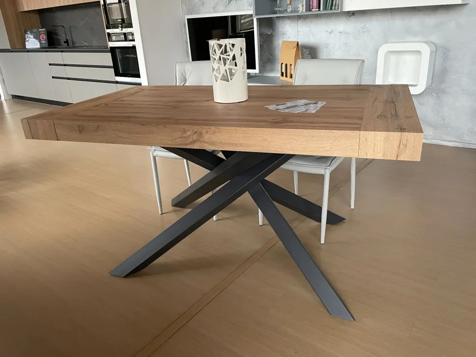 Tavolo rettangolare Intreccio lamina Artigianale scontato del 59%