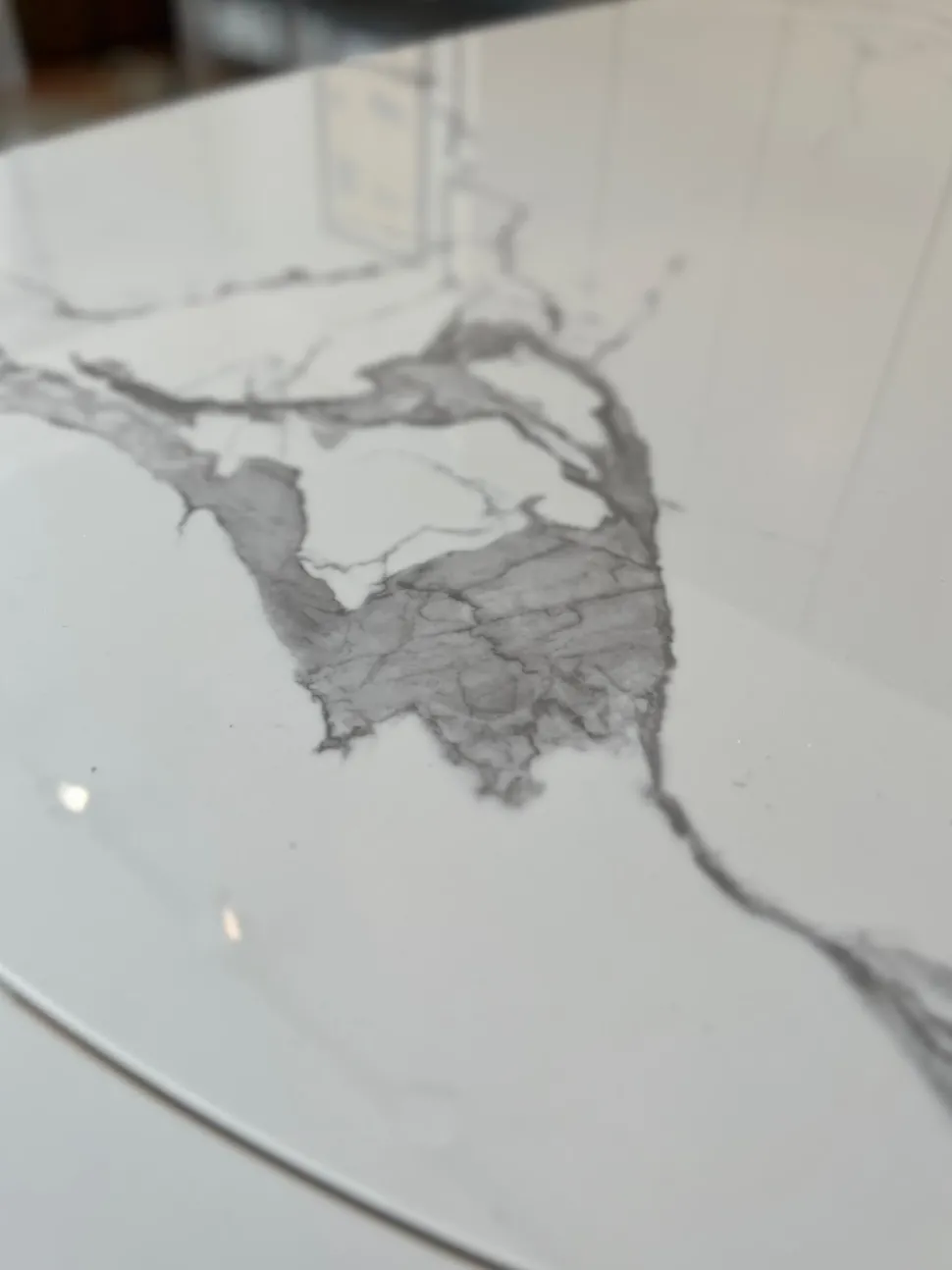 Tavolo rettangolare Marble Collezione esclusiva scontato del 60%