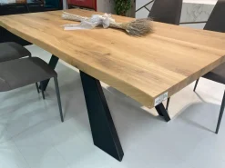 Tavolo rettangolare Metal legno kuba Alta corte scontato del 23%