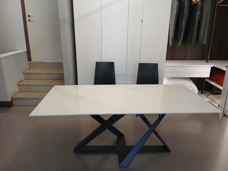 Tavolo rettangolare Millennium Bontempi scontato del 56%