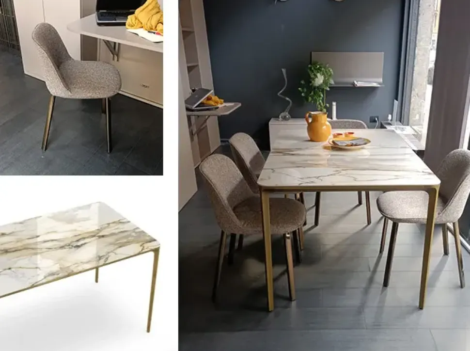 Tavolo rettangolare Slim sovet e esse pianca Sovet scontato del 36%