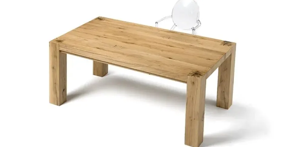 Tavolo rettangolare Tavolo rovere pieno allungabile maxi Md work scontato del 46%