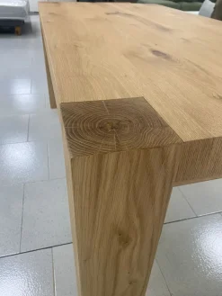 Tavolo rettangolare Tavolo rovere pieno allungabile maxi Md work scontato del 46%