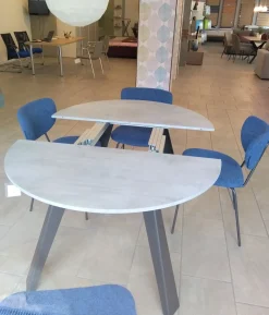 Tavolo rotondo allungabile Convivio Ozzio