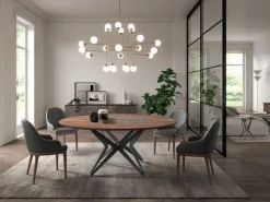 Tavolo rotondo Dna Ozzio in legno, prezzo scontato!