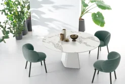 Tavolo rotondo in altri materiali Target point - tay di Target point in Offerta Outlet